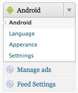 menu principal Feed.nu